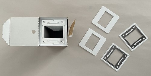 Photographic glassless slide - glassless,