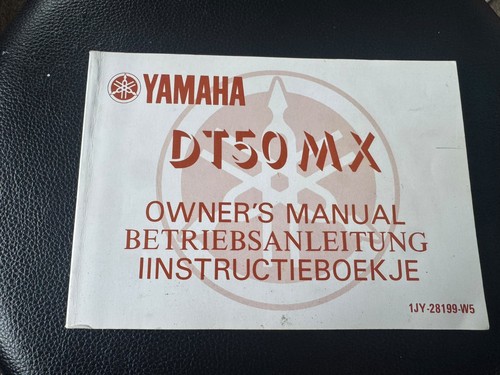 Yamaha dt50mx 1985 owners - yamaha,