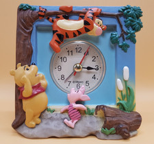 Disney Winnie The Pooh & Friends Vintage Resin Alarm Clock Fully Working VG