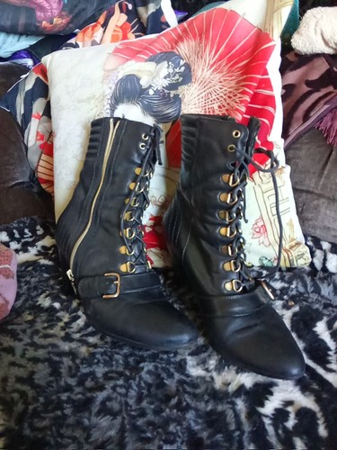 Vintage clarks black gothic - clarks,