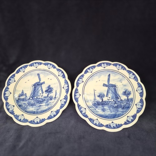 Vintage delft blue wall plates - vintage,