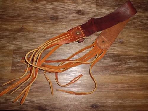 Leather shed tote carrier - shed,