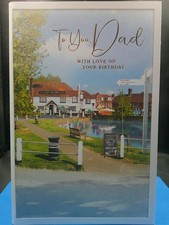DAD BIRTHDAY CARD  9" X6 "