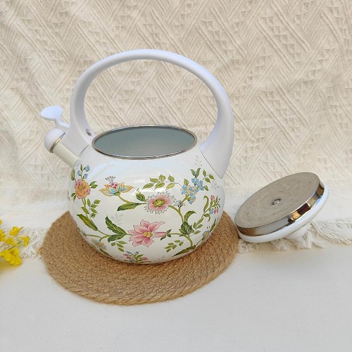 Enamel tea kettle - enamel,