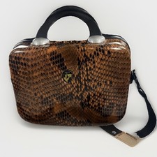 HEYS Luggage Brown Snakeskin