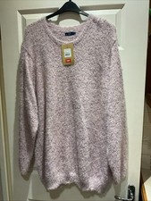 Cotton Traders Sequin Long Sleeved Jumper. Pink .new With Tag .size 24