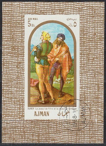 Ajman 1968 used sheet - , 24