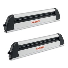 New Fabbri 6801898 Aluminium Car Roof Bars Ski Rack Snowboard Carrier 4 T-Track
