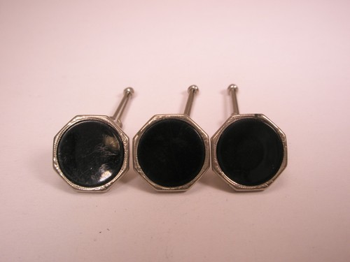 Black octagon vintage - 1/2",