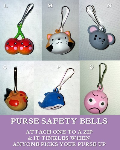 Purse safety bells - safety,