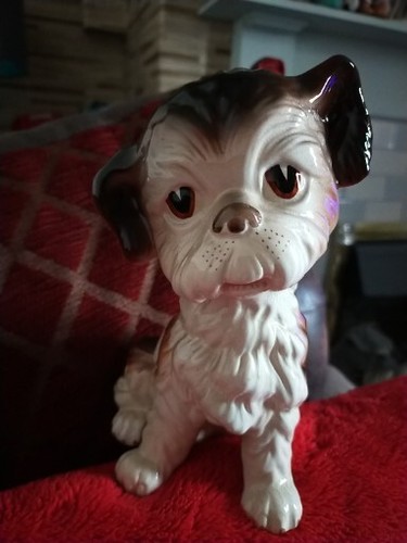 Vintage melba ware dog - ware, 8"
