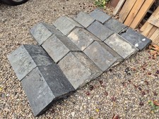 One Reclaimed Staffordshire Blue Victorian  Wall Coping Stone