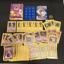 Pokemon Cards -  Zap Theme Deck - Opened Complete - Base Set - Mewtwo 