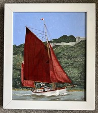 Oil Painting Of A Sailing Boat