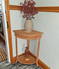 ANTIQUE STRIPPED PINE CORNER