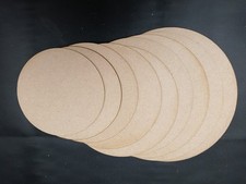 Wooden MDF Circle Shape Craft Tag Blank 3mm Thick Decoration 11cm to 20cm