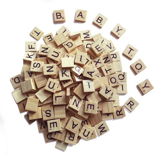 1000 wood scrabble letter - 1000,