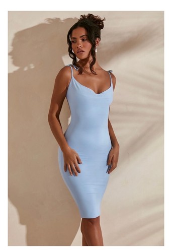 Blue mesh midi - , strappy