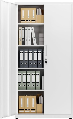 Tier steel storage cabinet - steel,