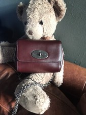 MULBERRY MINI LILY IN OXBLOOD -  EXCELLENT CONDITION