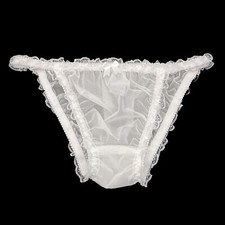 Ivory Sissy Sheer Soft Nylon