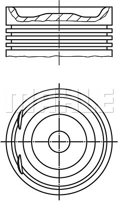 012 mahle piston for - 012,