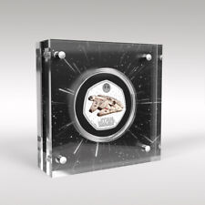Millennium Falcon Star Wars 50p Royal Mint 2024 Display