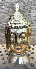 Ceramic Golden Buddha Head