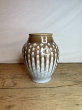 Art Deco Pilkingtons Royal Lancastrian Pottery Vase Eric Bridges Peacock Feather