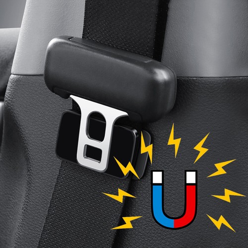 Magnetic car seat belt holder - magnetic,