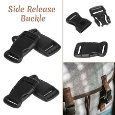 Black Delrin Plastic Side