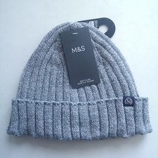 M&S Ladies Light Grey Beanie