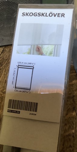 Large white ikea blind - ikea,