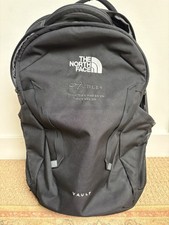 North Face Vault Black 27L Backpack Rucksack Bag Hiking Excellent Condition
