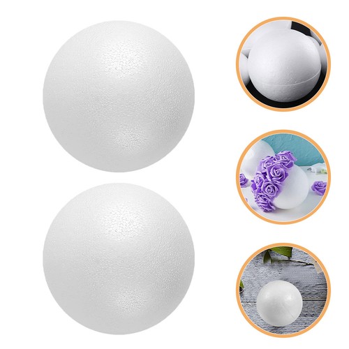 12pcs white foam balls - foam, for