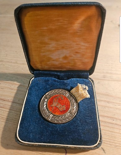 Vintage solid silver award - silver,