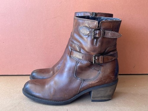 Clarks women brown - brown, leather