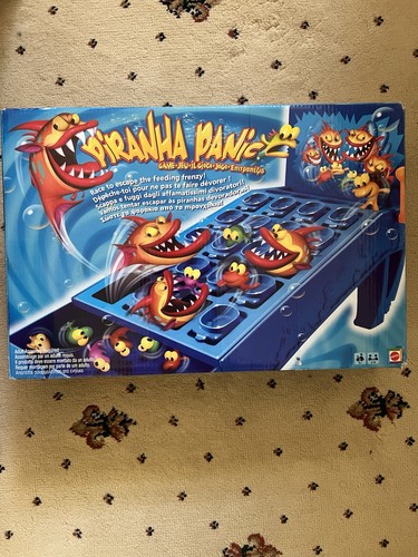 Piranha panic board - panic, game