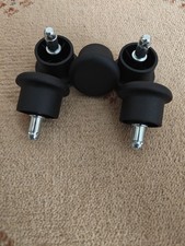 Pack of 5 Glide Castors for Office Chair Wheel