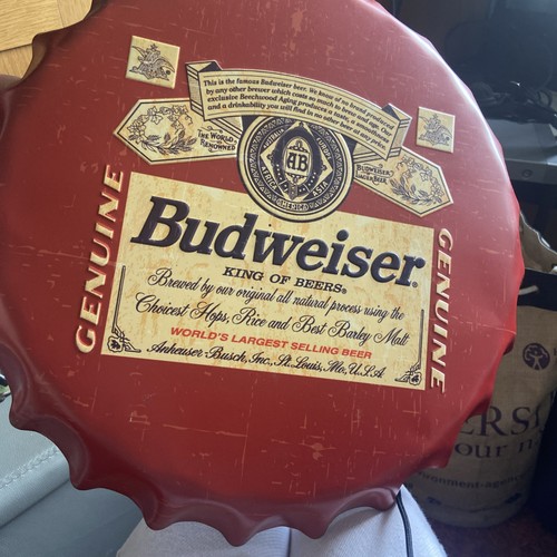 Budweiser king beers - beers, metal