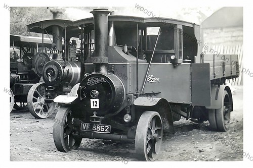 Cv857 foden steam lorry - -,