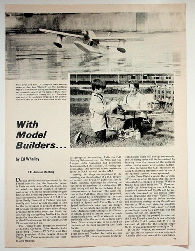 Flying models april 1975 - april,
