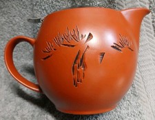 Bee House Teapot Rust Color