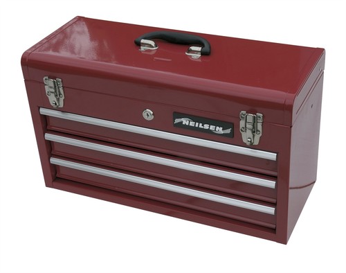 Metal portable tool chest - portable,