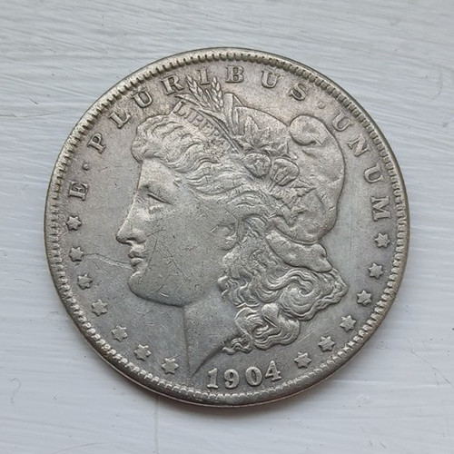 1904 morgan notsilver - 1904, us