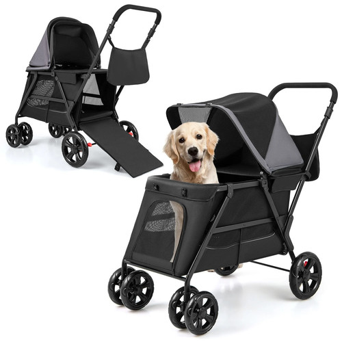 Dog stroller wagon foldable - stroller,