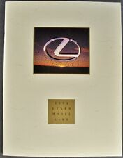 1992 Lexus Brochure ES300 LS400 Sedan SC300 SC400 Coupe Excellent Original 92
