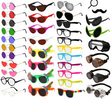 FANCY DRESS GLASSES NOVELTY SUMMER HIPPY GOGGLES MONOCLE UNISEX ACCESSORY