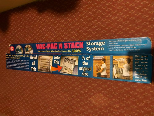 Vac pac stack storage - storage, system