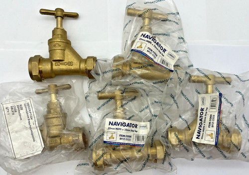 Brass stop cock - , mdpe